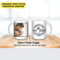 Custom Father’s Day mug with photo and text
Close-up of dad photo on ceramic coffee mug
Personalized mug for dad with name and message
